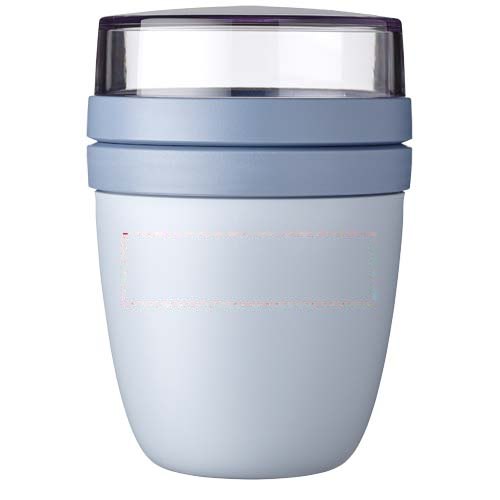 Mepal Ellipse Mini 300+120 ml lunchpot — drukvlak rondom