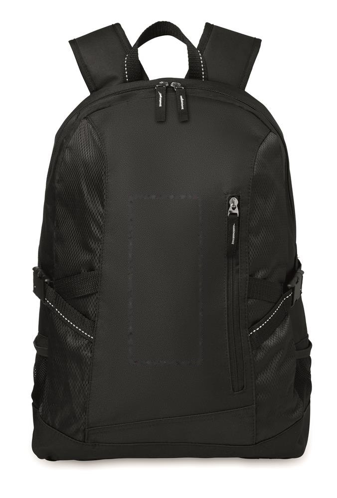 TECNOTREK - Polyester laptoprugtas — drukvlak voorzijde
