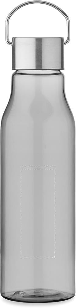 VERNAL - RPET fles met PP dop 600 ml — drukvlak achterzijde
