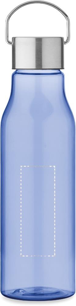 VERNAL - RPET fles met PP dop 600 ml — drukvlak voorzijde