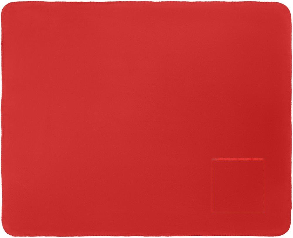 BOGDA - RPET fleece deken 130gr/m² — drukvlak blanket