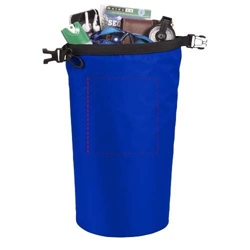 The Survivor 5L waterbestendige outdoor tas — drukvlak voorzijde