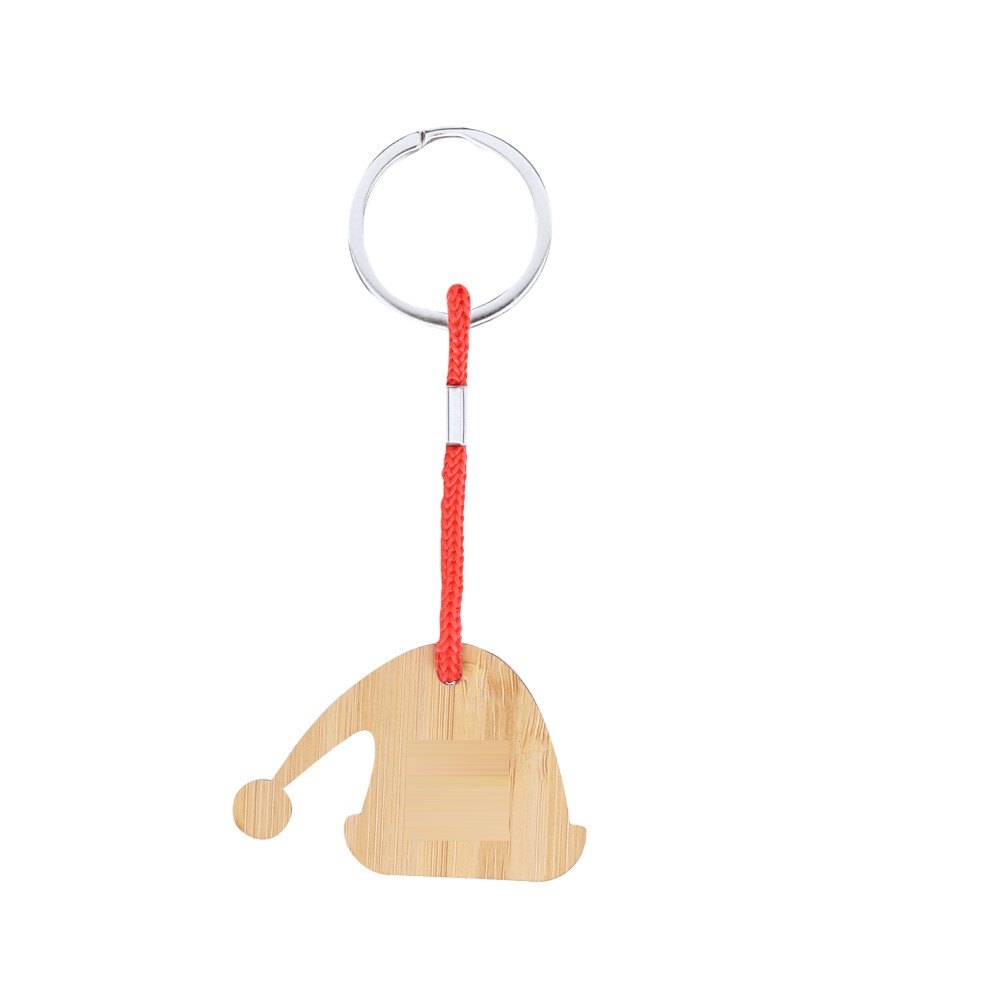 Sleutelhanger Matcher — drukvlak midden op de muts