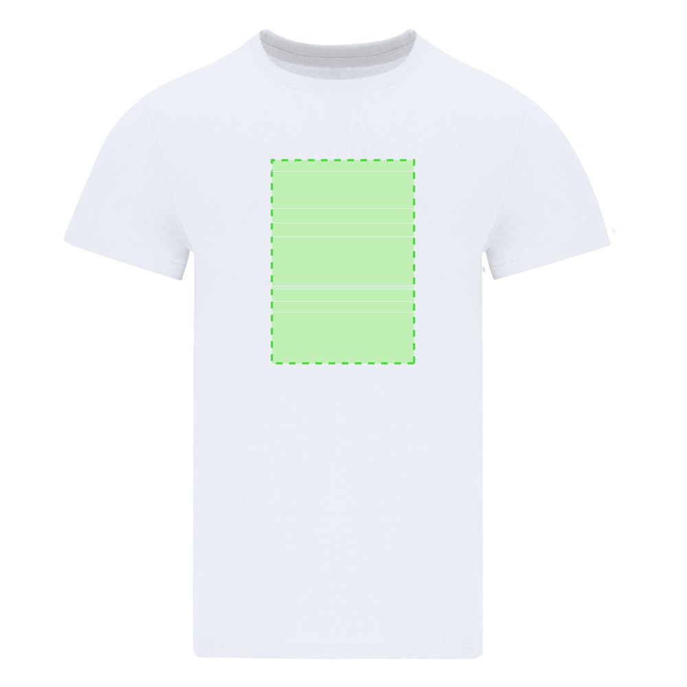 Oversize T-Shirt Volwassene Minton — drukvlak midden op de borst
