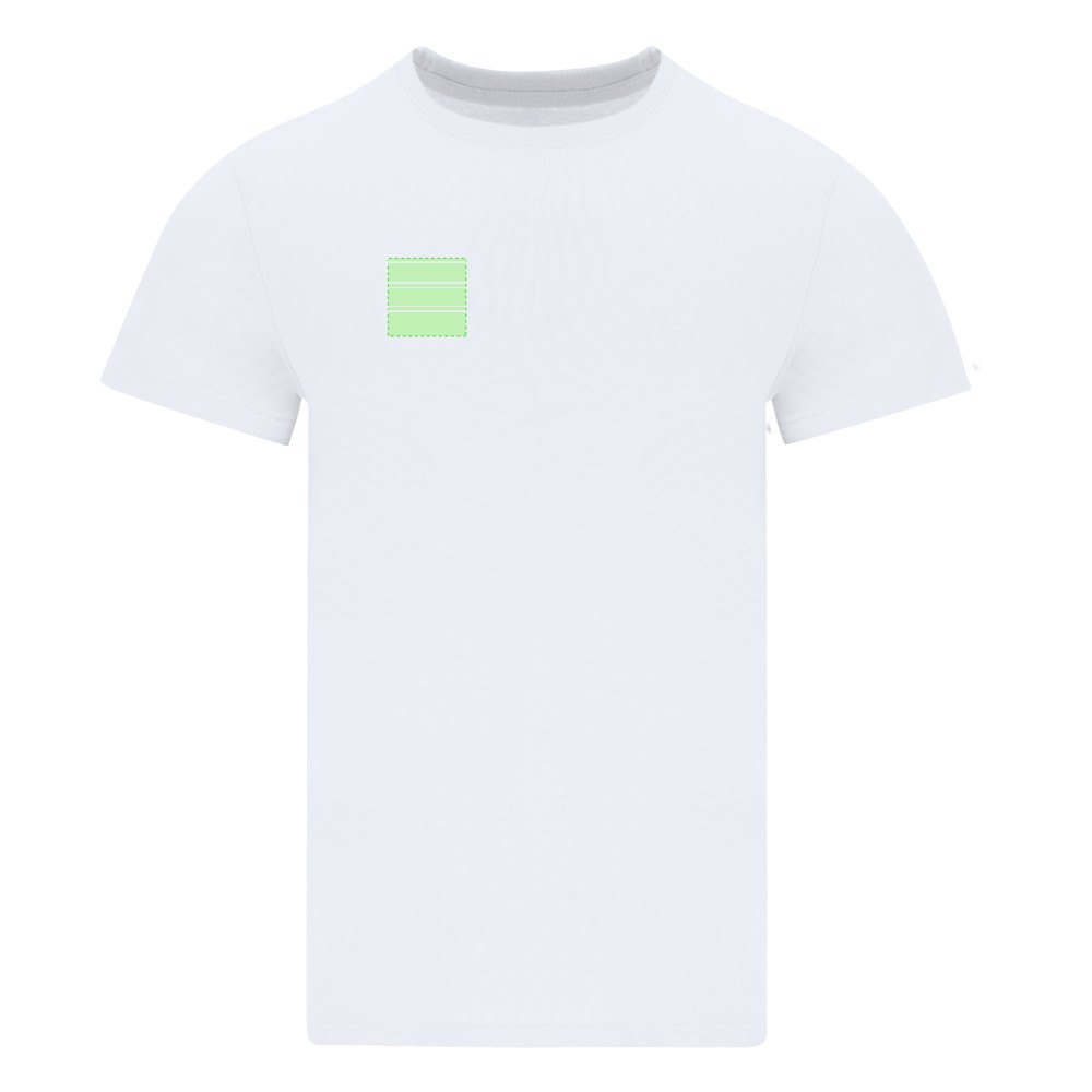 Oversize T-Shirt Volwassene Minton — drukvlak rechterborst