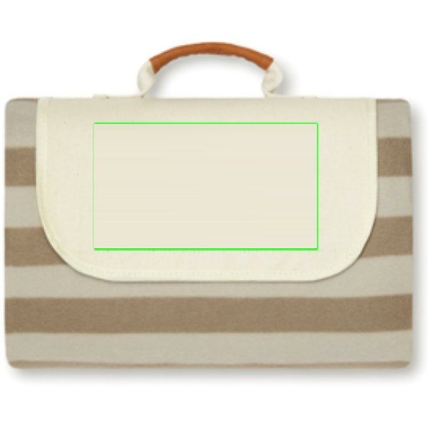 VINGA Alba GRS RPET picknickkleed M — drukvlak flap