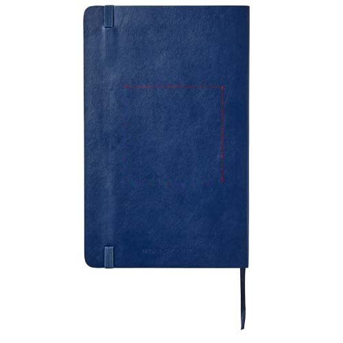Moleskine Classic L softcover notitieboek - gelinieerd — drukvlak achterzijde