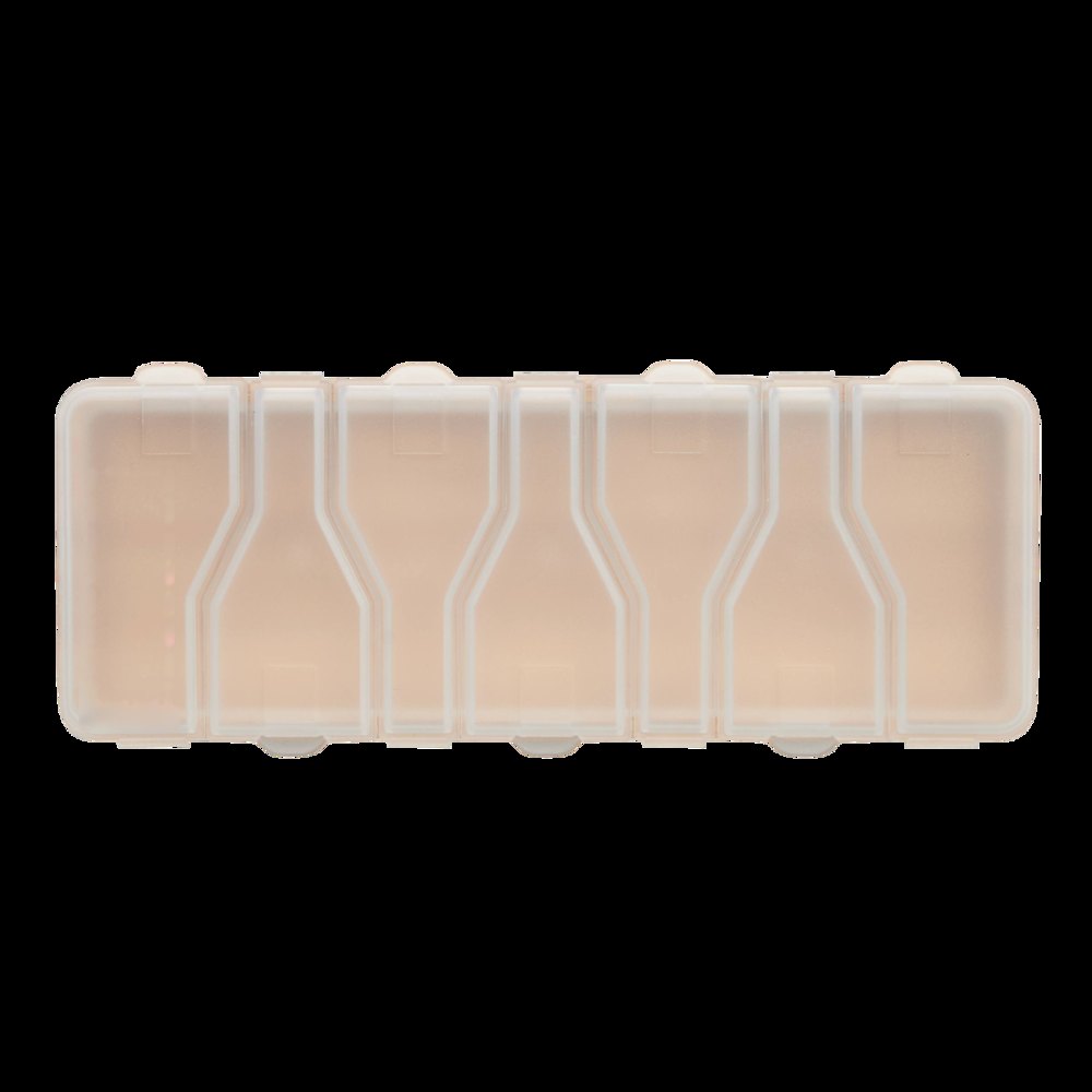 SORTED - Pillendoos — drukvlak op de plastic deksel links zijde