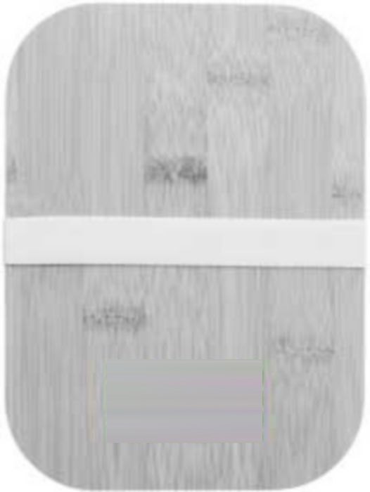 Lunchbox Nicole | Glas | Bamboe deksel | 900 ml — drukvlak bovenzijde