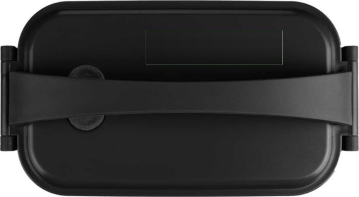 Lunchbox Selwyn | Kunststof | 2x 800 ml — drukvlak op deksel