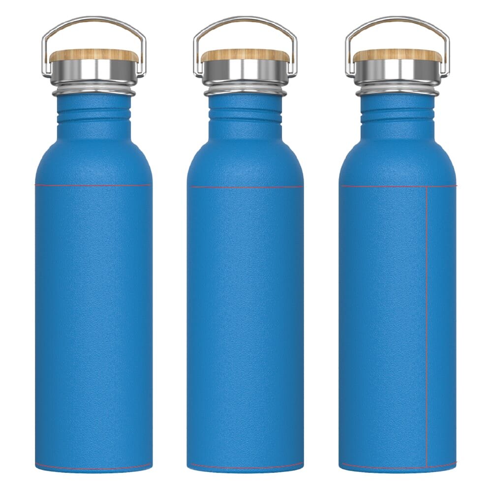 Waterfles Ashton 750ml — drukvlak rondom