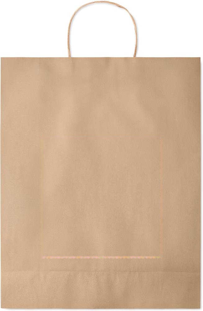 PAPER TONE L - Grote papieren geschenktas — drukvlak achterzijde