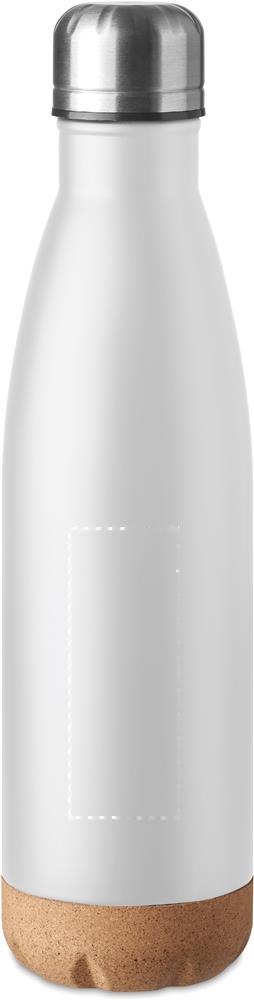 ASPEN CORK - Dubbelwandige fles 500 ml — drukvlak voorzijde