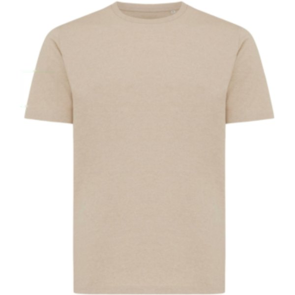 IQONIQ Sierra lichtgewicht gerecycled katoen t-shirt — drukvlak mouw rechts