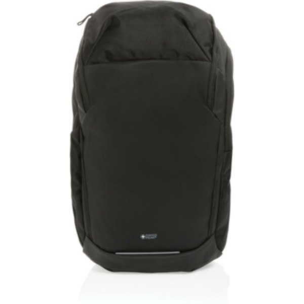 Swiss Peak AWARE™ RPET 15.6 inch zakelijke rugzak — drukvlak artikel voorzijde boven