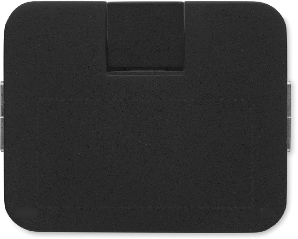 SQUARE-C - 4-poorts USB-hub — drukvlak bovenzijde
