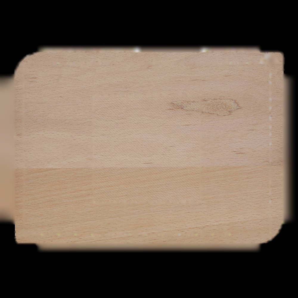 WOODEN BREAK - Snijplank — drukvlak gecentreerd op de snijplank