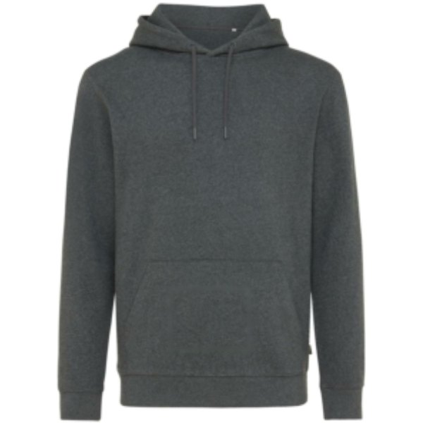 IQONIQ Torres gerecycled katoen hoodie ongeverfd — drukvlak zak