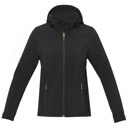 Langley softshell dames jas — drukvlak rechter bicep