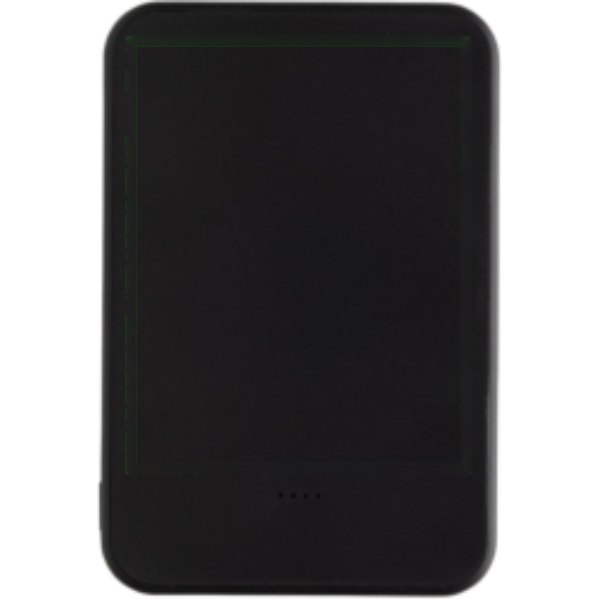 Boostcore RCS recycled plastic powerbank 5.000mAh met USB C — drukvlak artikel voorzijde