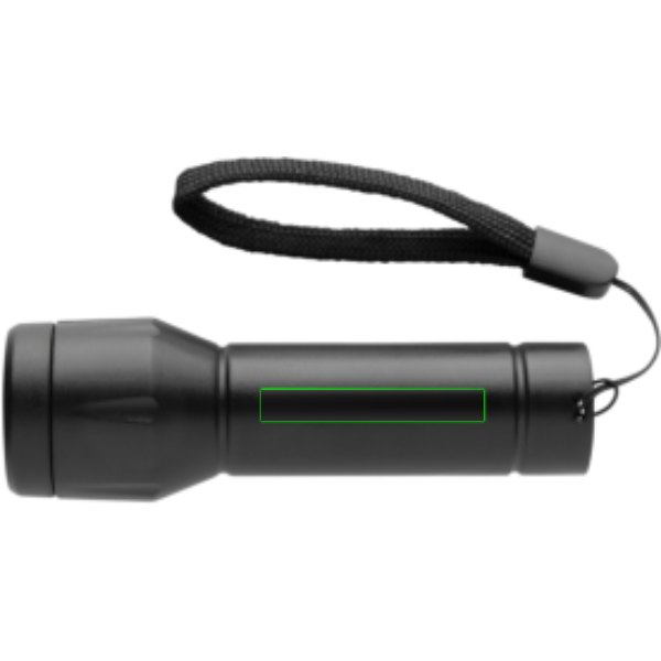 Flara RSC rplastic USB-oplaadbare zaklamp — drukvlak artikel voorzijde