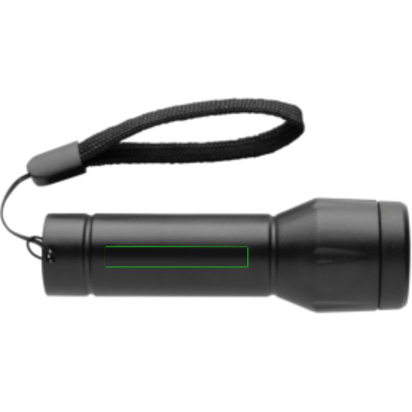 Flara RSC rplastic USB-oplaadbare zaklamp — drukvlak artikel achterzijde