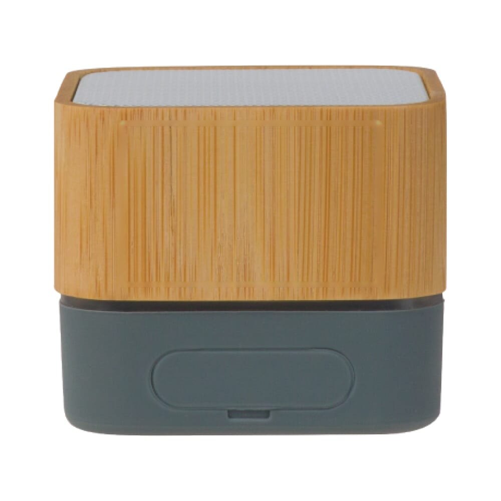 Bamboe Speaker 3W — drukvlak achterzijde