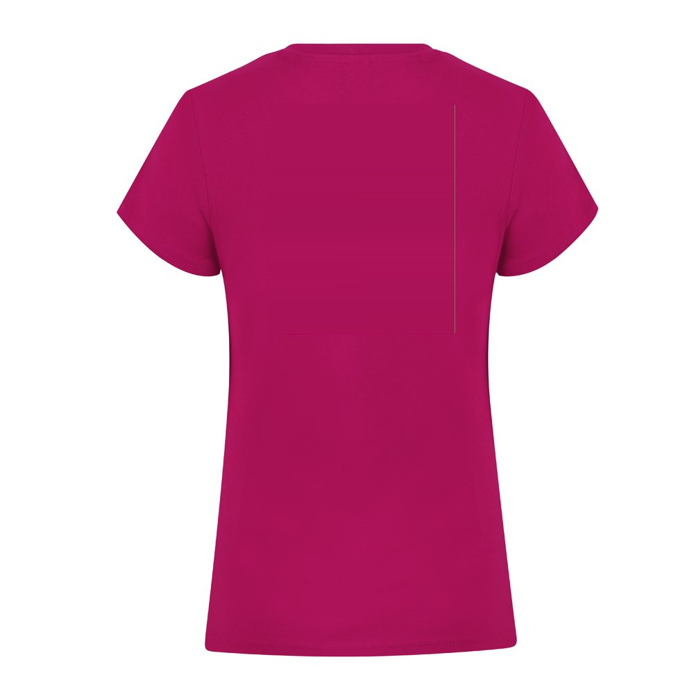 Dames Kleuren T-Shirt Epika — drukvlak midden op rug