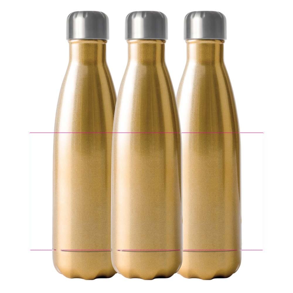 Sagaform Nils stalen fles 500ml — drukvlak rondom