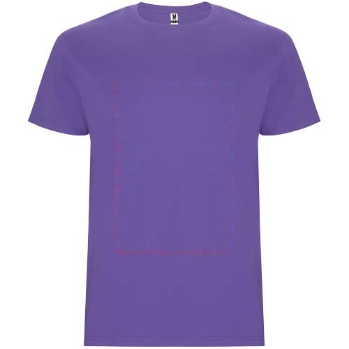 Stafford 190 g/m² herenshirt met korte mouwen — drukvlak impact volledige voorzijde
