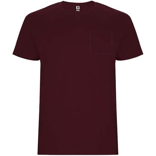 Stafford 190 g/m² herenshirt met korte mouwen — drukvlak linker borst