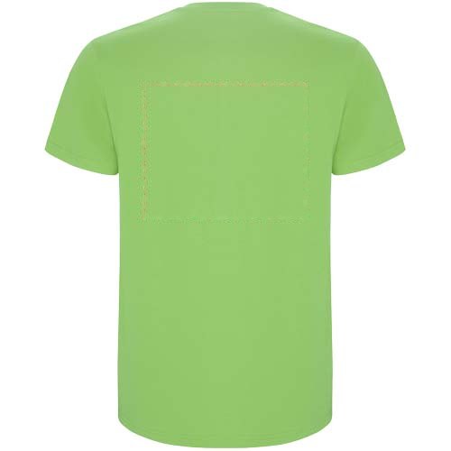 Stafford 190 g/m² herenshirt met korte mouwen — drukvlak impact hoog op de achterzijde