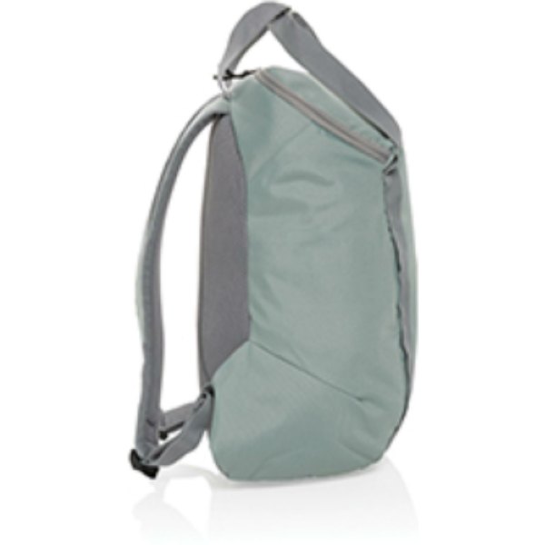 Sienna AWARE™ RPET everyday 14" laptop rugzak — drukvlak artikel zijkant links