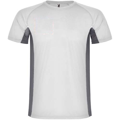 Shanghai 140 g/m² sportshirt met korte mouwen voor heren — drukvlak rechter borst