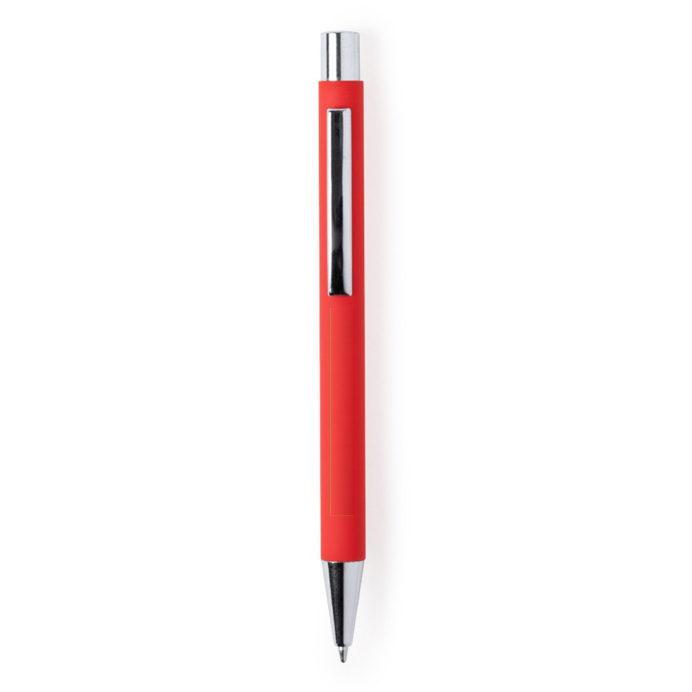 Notitieblokje Robin — drukvlak op de ball pen