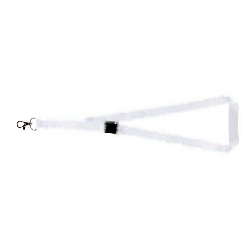 Lois sublimatie RPET-lanyard met safety breakaway sluiting — drukvlak rondom, rug