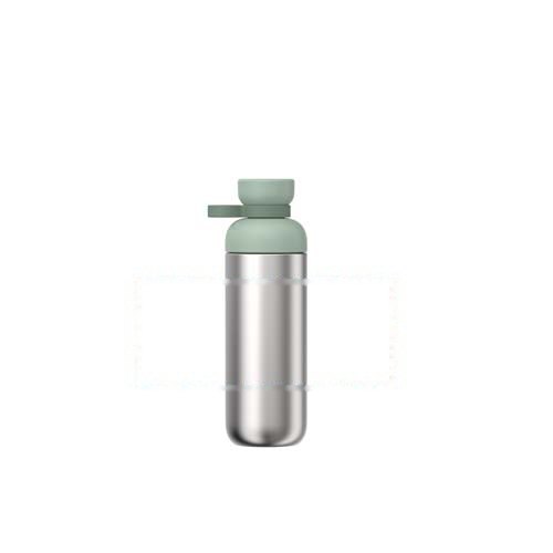 Mepal Vita 700 ml waterfles van gerecycled roestvrij staal — drukvlak rondom