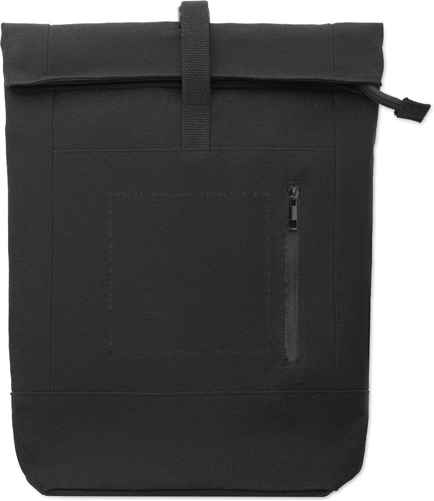 KOPER ROLL - Rolltop 15 inch laptop rugzak — drukvlak voorzijde