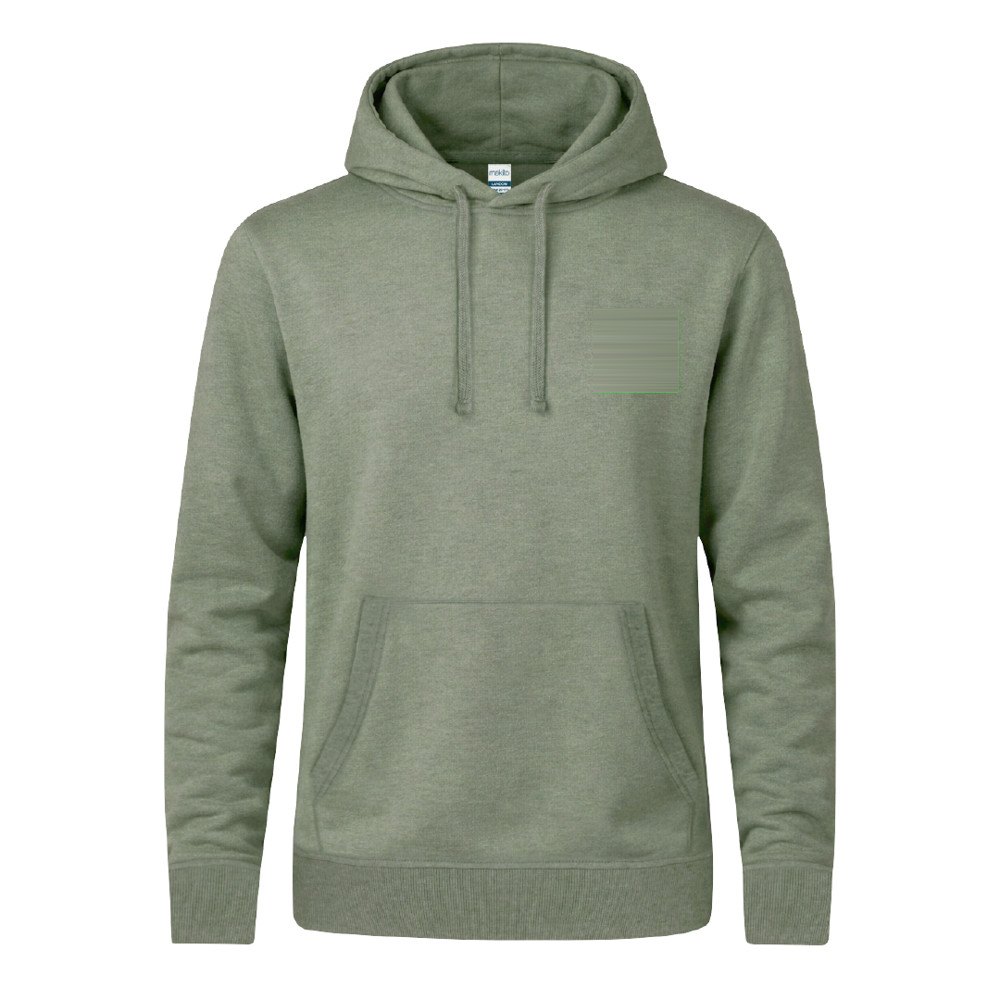 Volwassene Sweatshirt Landon — drukvlak linkerborst