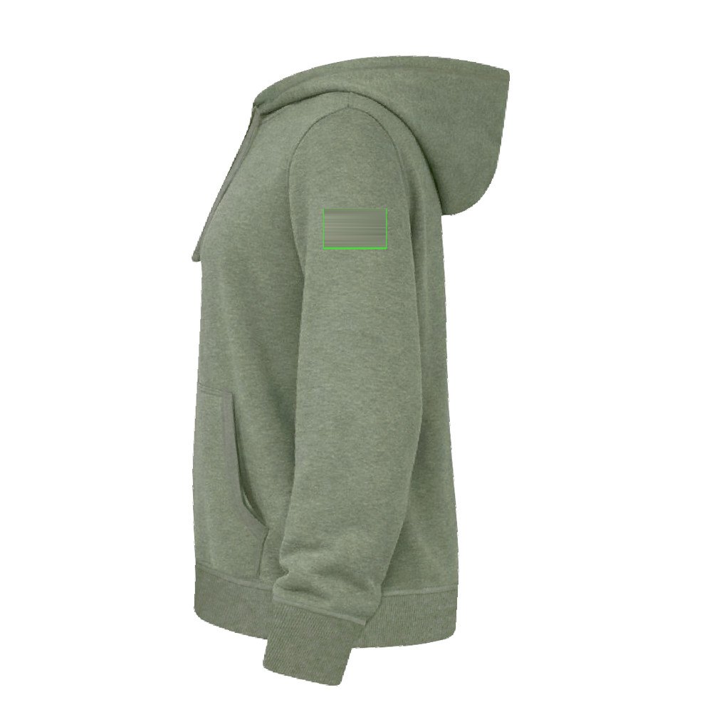 Volwassene Sweatshirt Landon — drukvlak linkermouw