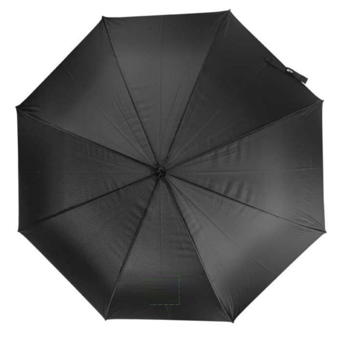 Paraplu Curtis | Gerecycled | Automatisch | 27 inch — drukvlak onderkant van een paneel