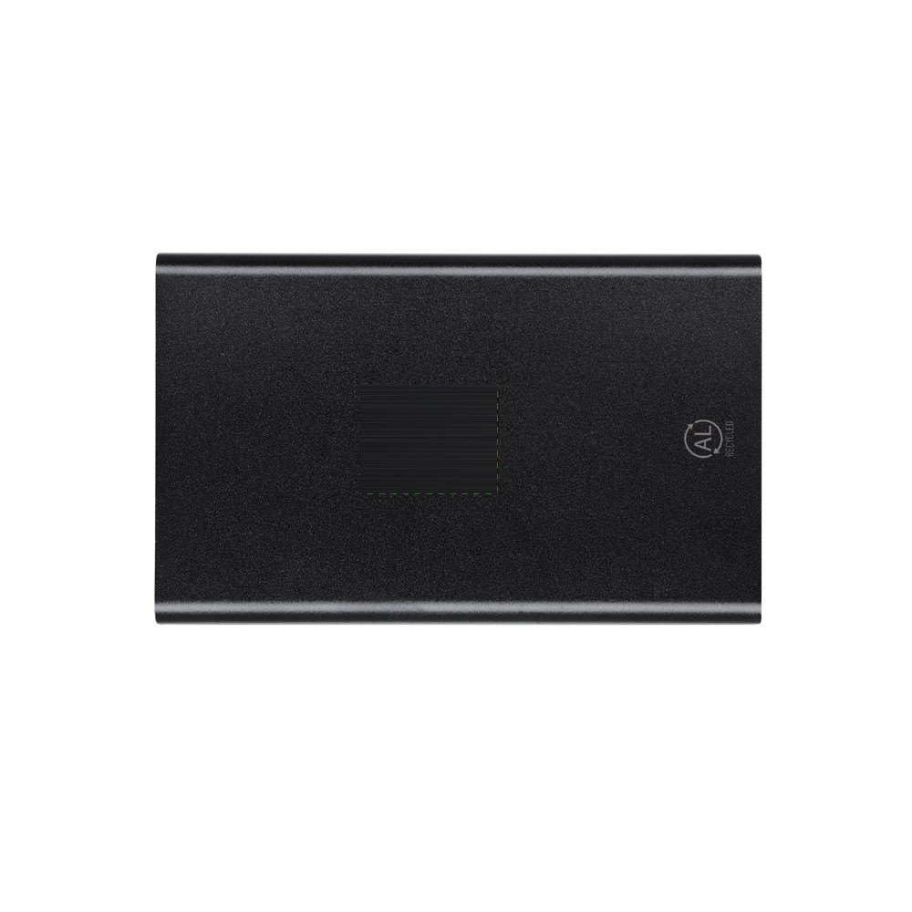 Power Bank Backen — drukvlak klein in het midden