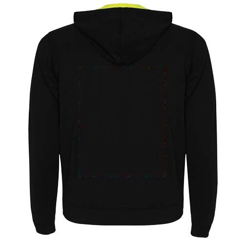 Fuji unisex sweatjack — drukvlak impact hoog op de achterzijde