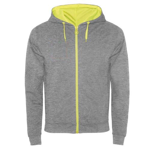 Fuji unisex sweatjack — drukvlak rechter borst
