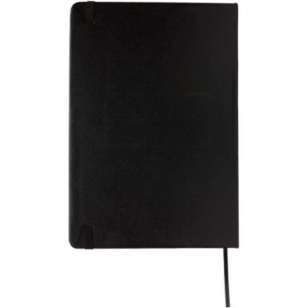 A5 hardcover notitieboek — drukvlak artikel achterzijde midden