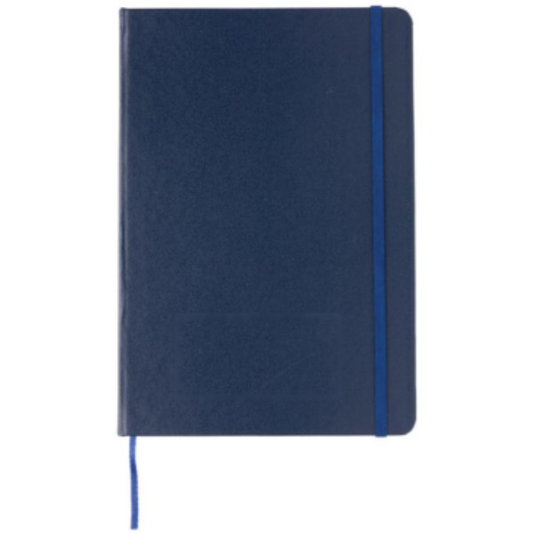 A5 hardcover notitieboek — drukvlak artikel voorzijde onder