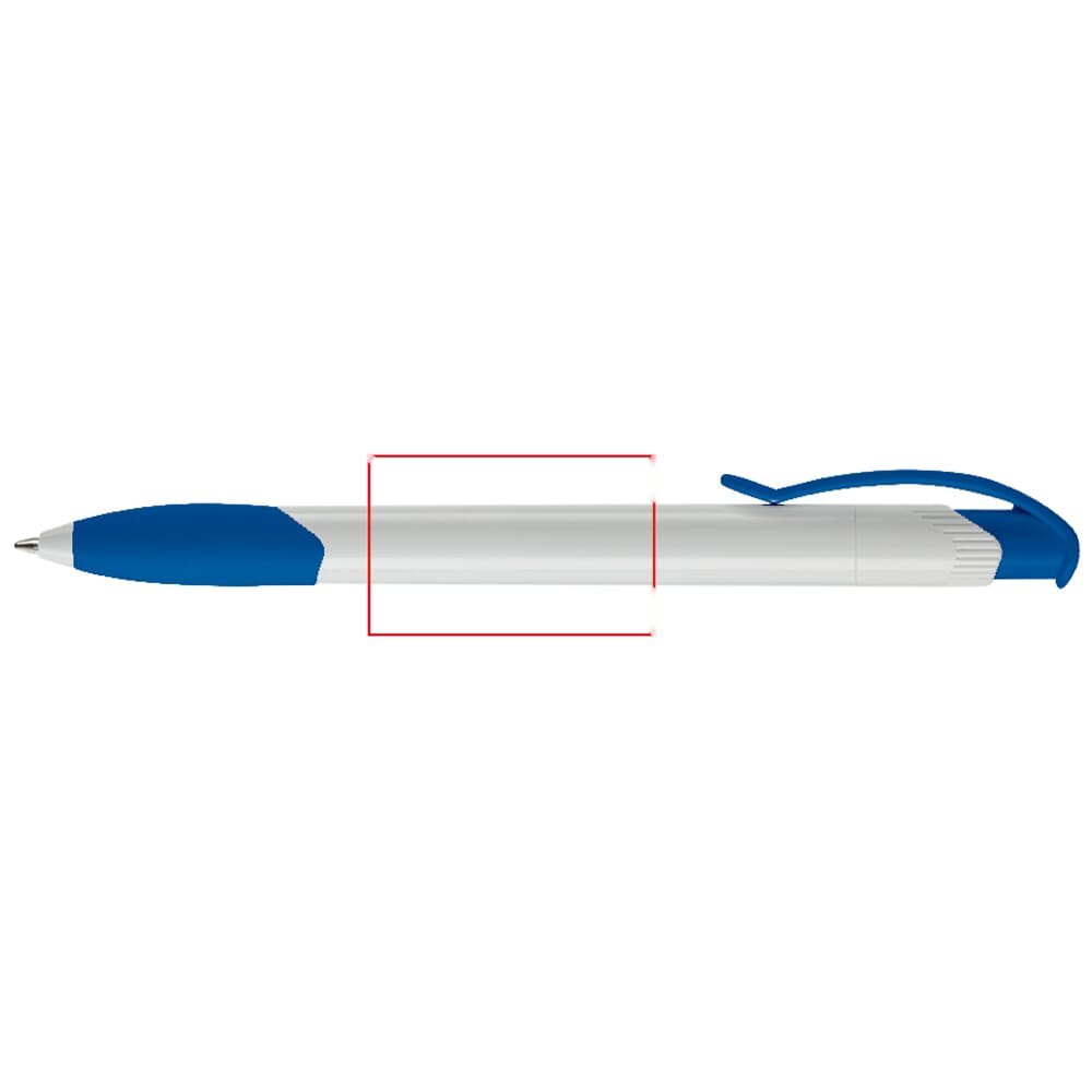 Balpen Apollo hardcolour — drukvlak 90 graden van de clip