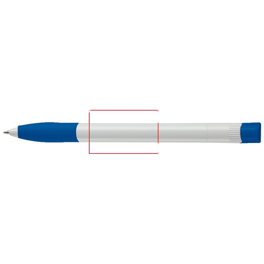 Balpen Apollo hardcolour — drukvlak 180 graden van de clip