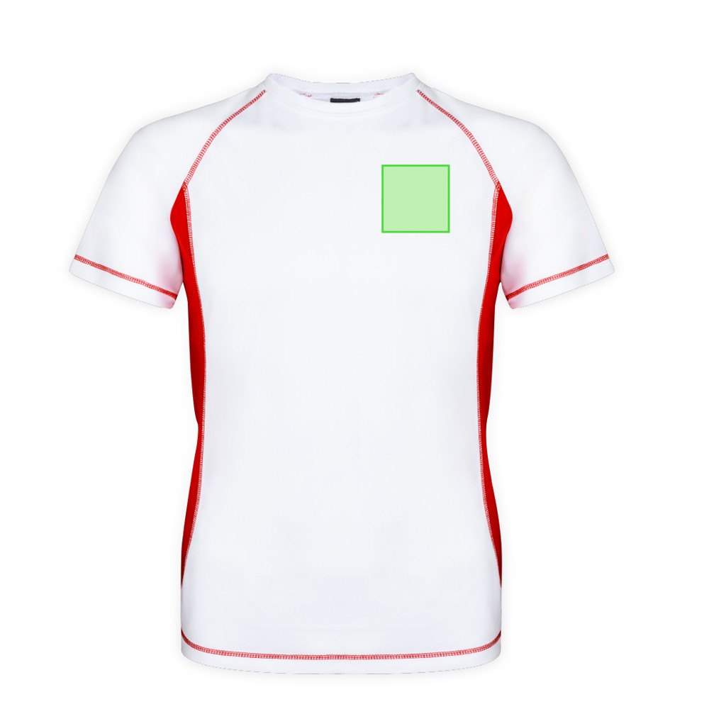 T-Shirt Volwassene Tecnic Combi — drukvlak linkerborst