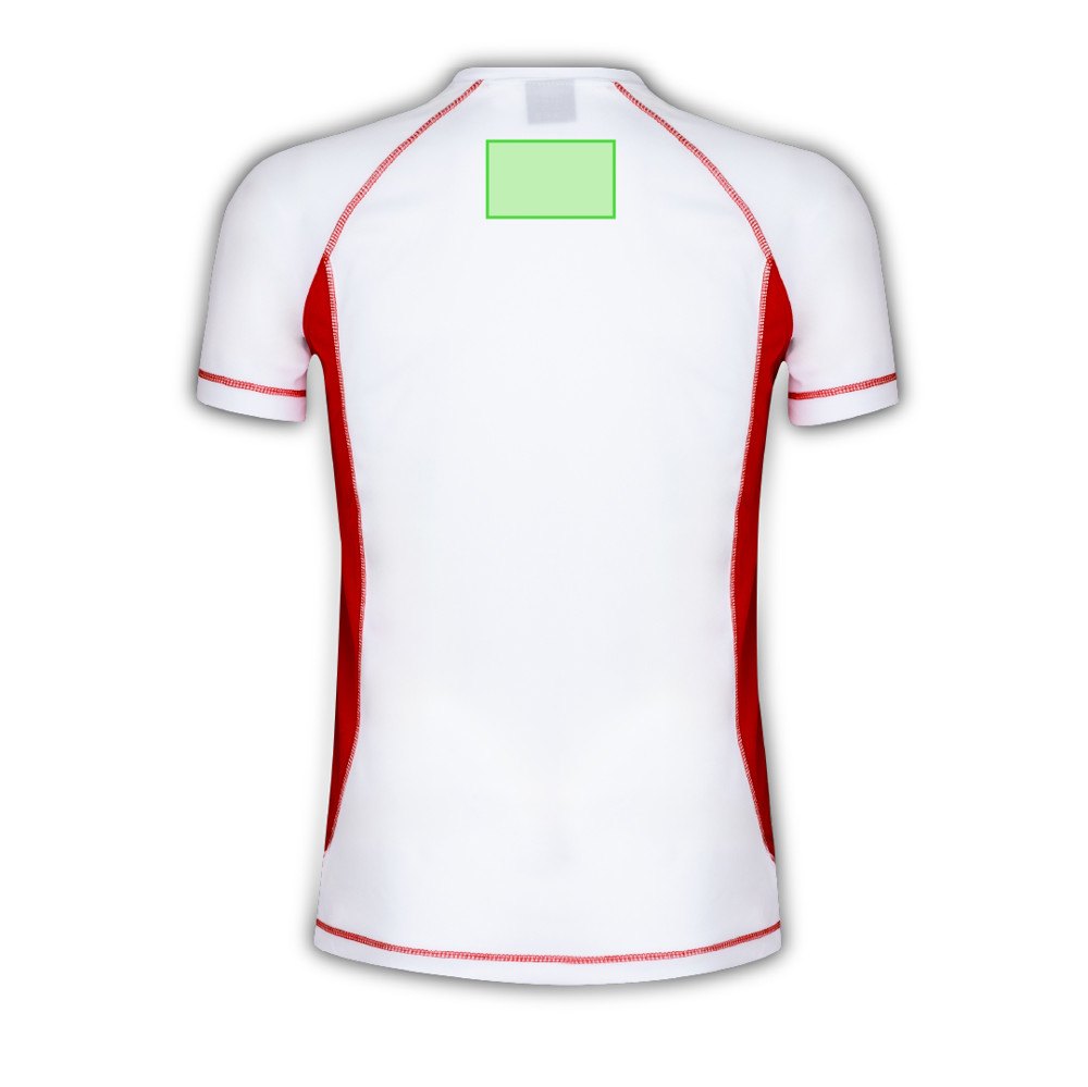 T-Shirt Volwassene Tecnic Combi — drukvlak hoge rug